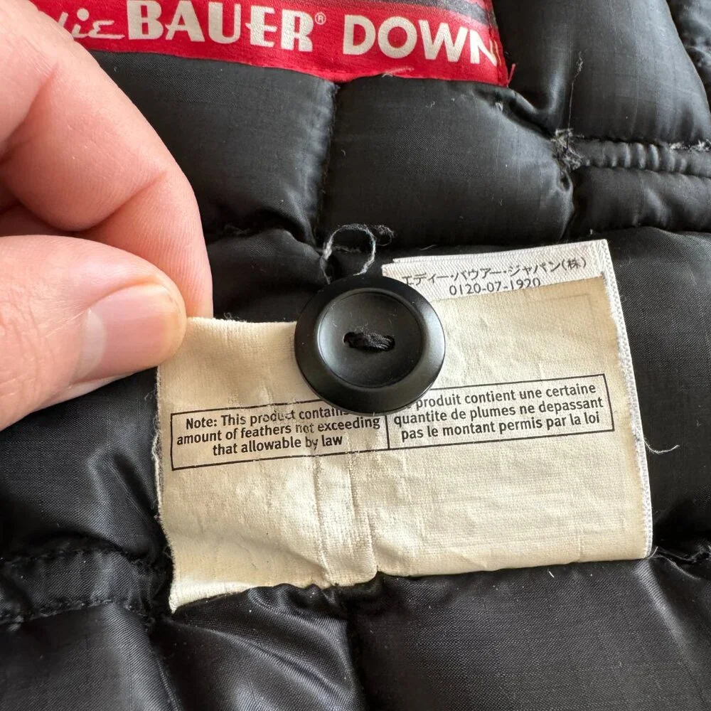 Vintage Eddie Bauer - Kara‎ Koram - Goose Down Parka Jacket - Black - Small